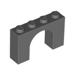 Арка 1X4x2 : {тъмно каменно сив}
