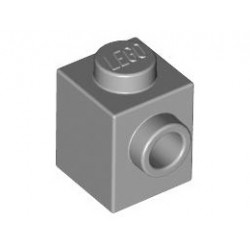 Тухличка 1X1 с 1 стъд: {умерено каменно сив}