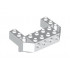 Train Front Sloping Base with 4 Studs: {бял}