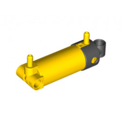 Pneumatic Cylinder with 2 Inlets and Rounded End Medium (48mm) : {ярко жълт}