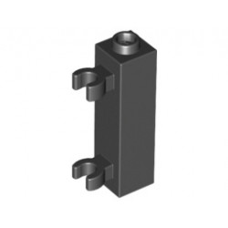 Тухличка 1X1X3 с 2 държача : {черен}