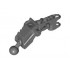 Bionicle Av-Matoran Leg Section with Ball Joint and Ball Socket : {тъмно каменно сив}
