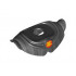 Minifigure, Armor Pauldron with Yellow 'Z' Symbol in Red Circle Pattern (Zurg): {черен}