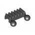 Technic, Gear Rack 1 x 2 with Ball Joints: {черен}