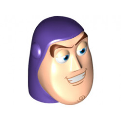 Large Figure Head Modified Toy Story Buzz Lightyear Pattern: {светло виолетов}