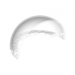 Windscreen 8 x 4 2/3 x 3 2/3 Quarter Sphere (Outer) with Hinge Holes: {прозрачен}