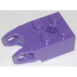 Technic, Brick Modified 2 x 2 with Ball Receptacle Reinforced and Axle Hole: {светло виолетов}