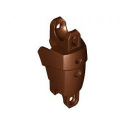 Large Figure Arm / Leg Section with 2 Ball Joint Sockets: {червеникаво-кафяв}
