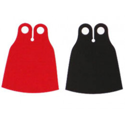 Minifigure, Cape Cloth, Extended with Black and Red Sides (Zurg): {мултикомбинация}