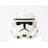 Minifigure, Headgear Helmet SW Clone Trooper Ep.3 Pattern with Dotted Mouth : {бял}