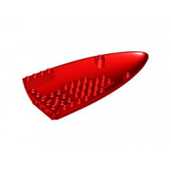 Aircraft Fuselage Forward Bottom Curved 8 x 16: {ярко червен}