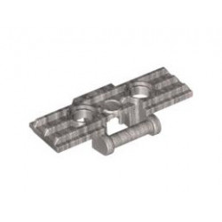 Technic, Link Tread Wide with Two Pin Holes: {металическо сребрист}