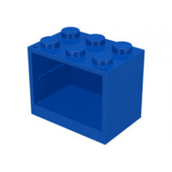 Шкаф 2X3X2 : {ярко син}