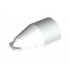 Windscreen 7 x 4 x 2 Round Extended Front Edge: {бял}