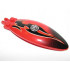 Windscreen 9 x 3 x 1 2/3 Bubble Canopy with Black End and Flames and Filler Cap Pattern: {ярко червен}