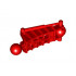 Bionicle Toa Metru Leg Lower Section: {ярко червен}