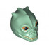 Minifigure, Head Modified SW Trandoshan Pattern: {пясъчно зелен}