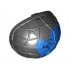Bionicle Tridax Pod Half with Marbled Blue Pattern: {черен}