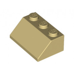Покривна плочка 2X3/45°: {тухлено жълт}