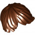 Minifigure, Hair Tousled with Side Part: {червеникаво-кафяв}