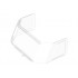 Glass for Windscreen 4 x 6 x 4 Cab with Hinge (45406): {прозрачен}