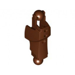 Large Figure Arm / Leg Section with 2 Ball Joints (Ben 10) : {червеникаво-кафяв}