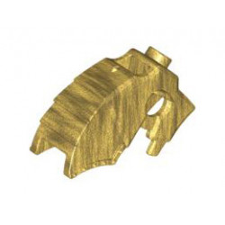 Horse Battle Helmet, Stud on Top and 3 Neck Plates (Unicorn): {златно мастило}