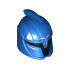Minifigure, Headgear Helmet SW Senate Commando Captain with Black Markings and Curved White Lines Pattern: {ярко син}