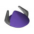 Large Figure Head Top with Silver Horns Pattern (Zurg): {светло виолетов}