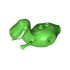 Dinosaur Body 'Rex', Rubber Front Feet with White Stomach Pattern: {ярко зелен}