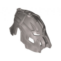 Hero Factory Mask, Dual Sided (Drilldozer / Fire Lord): {сребърно метален}