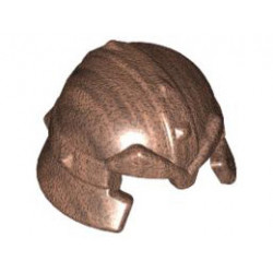Minifigure, Headgear Helmet Castle with Cheek Protection and Studded Bands (Dwarf) : {меден, лакиран}