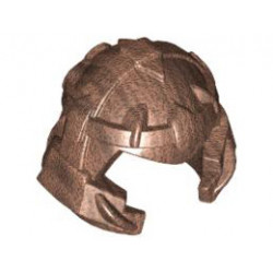 Minifigure, Headgear Helmet Castle with Cheek Protection and Thin Bands (Troll) : {медно метален}