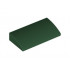 Slope, Curved 2 x 4 x 2/3 with Bottom Tubes with Two Gold Stripes Pattern - Set 10194: {земно зелен}