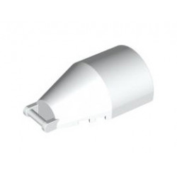 Windscreen 7 x 4 x 2 Round with Bar Handle: {бял}