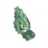 Minifigure, Head Modified Barracuda Pattern: {пясъчно зелен}