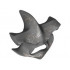 Minifigure, Headgear Head Cover, Hammerhead Shark with Eyes and Light Bluish Gray Lines Pattern: {тъмно каменно сив}