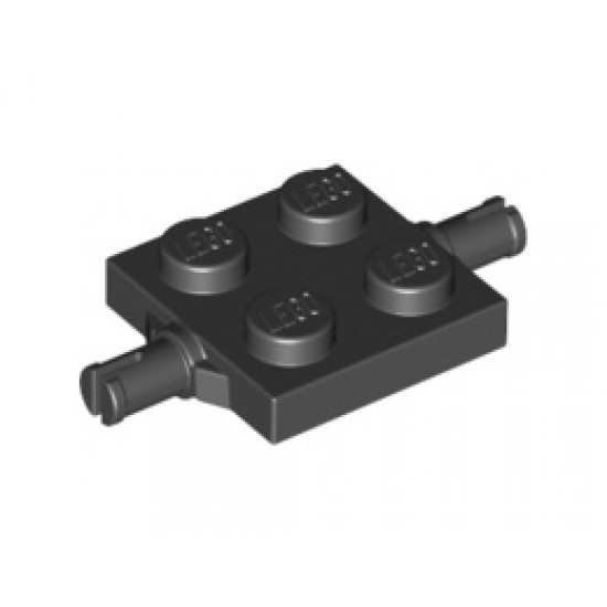 Свързващ елемент 2X2, двоен: {черен}