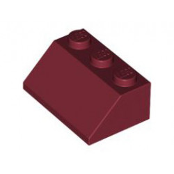 Покривна плочка 2X3/45° : {нов тъмно червен}