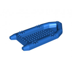 Boat, Rubber Raft, Large: {ярко син}