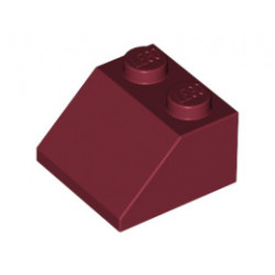 Покривна плочка 2X2/45° : {нов тъмно червен}