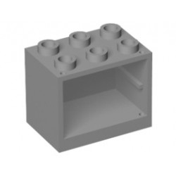 Шкаф 2X3X2 : {умерено каменно сив}