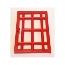 Door 1 x 6 x 7 Barred: {ярко червен}