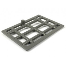 Door 1 x 6 x 7 Barred: {тъмно сив}