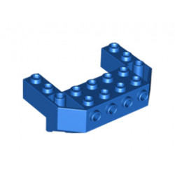 Train Front Sloping Base with 4 Studs: {ярко син}
