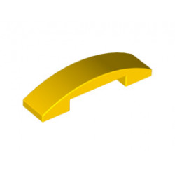 Плочка с дъга 1X4X2/3: {ярко жълт}
