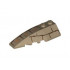 Wedge 6 x 2 Left with Bricks and Hieroglyphs Pattern: {пясъчно жълт}