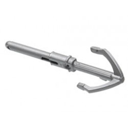 Hook, Grappling Hook with Pin and Extension : {сребърно метален}