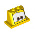 Windscreen 2 x 3 x 2 with 2 x 4 Base with Eyes on White Background Pattern 3: {ярко жълт}