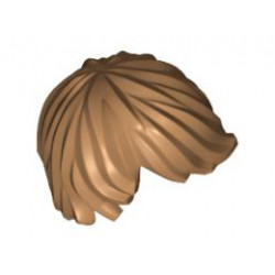 Minifigure, Hair Tousled with Side Part: {умерен нуга}